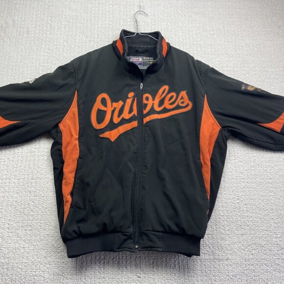 Baltimore Orioles Majestic Therma Base Full Zip Lined Jacket Mens XL Black MLB - Picture 7 of 12